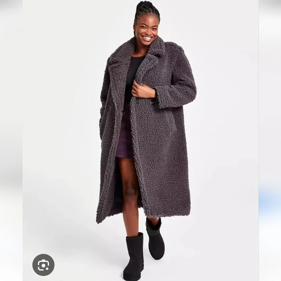 UGG Gertrude Teddy Sherpa Coat Size Small - Picture 1 of 16